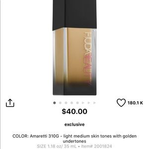 HUDA BEAUTY #FauxFilter Foundation